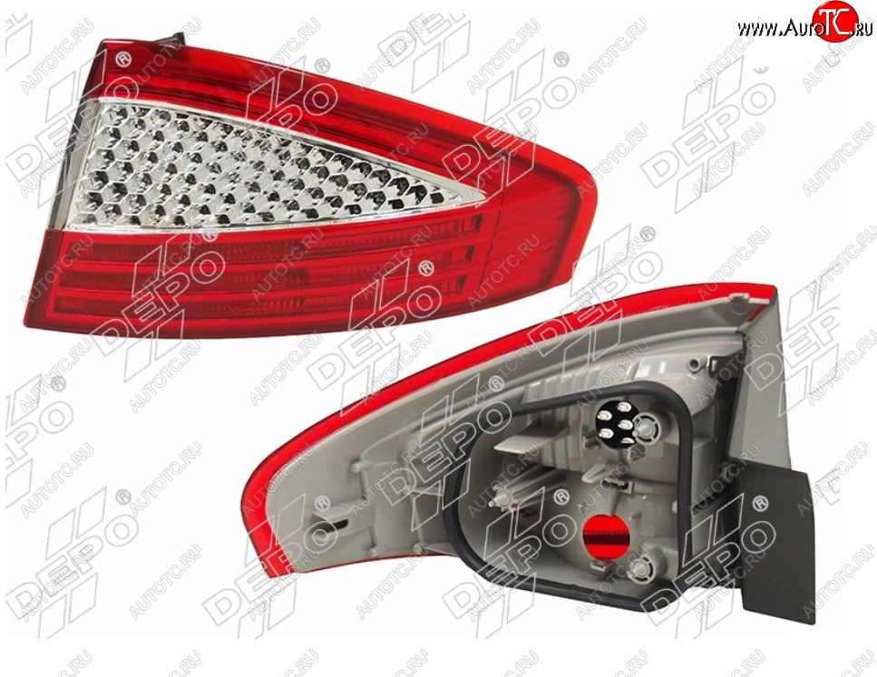 6 999 р. Правый фонарь задний DEPO Ford Mondeo Mk4,BD дорестайлинг, седан (2007-2010)  с доставкой в г. Майкоп