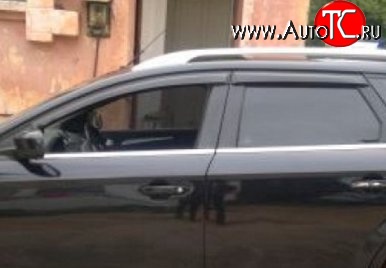 999 р. Комплект дефлекторов окон (ветровиков) 4 шт. (универсал) Russtal Ford Mondeo Mk4,BD дорестайлинг, седан (2007-2010)  с доставкой в г. Майкоп