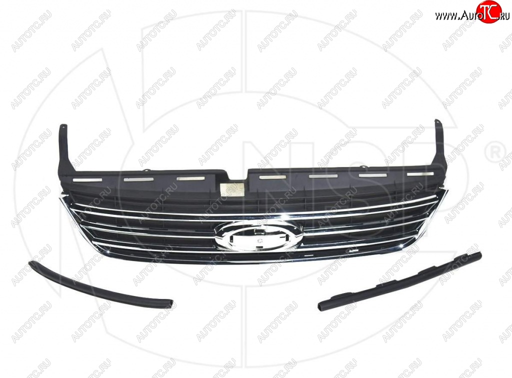 1 489 р. Решетка радиатора NSP (хром). Ford Mondeo Mk4,BD дорестайлинг, седан (2007-2010) (Неокрашенная)  с доставкой в г. Майкоп