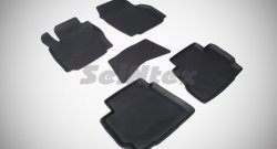 Износостойкие коврики в салон с высоким бортом SeiNtex Premium 4 шт. (резина) Ford Mondeo (2007-2014) Mk4,BD дорестайлинг, седан, Mk4,DG дорестайлинг, универсал, Mk4,BD рестайлинг, седан, Mk4,DG рестайлинг, универсал