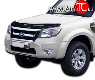 4 599 р. Дефлектор капота NovLine Ford Ranger RapCab дорестайлинг (2011-2016)  с доставкой в г. Майкоп