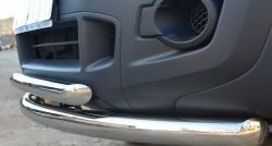 24 499 р. Защита переднего бампера (2 трубыØ76 и 63 мм, нержавейка) SLITKOFF Ford Ranger DoubleCab дорестайлинг (2011-2016)  с доставкой в г. Майкоп. Увеличить фотографию 3