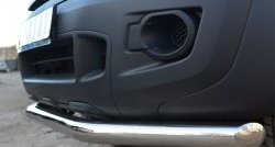 16 499 р. Одинарная защита переднего бампера диаметром 76 мм SLITKOFF Ford Ranger RapCab дорестайлинг (2011-2016)  с доставкой в г. Майкоп. Увеличить фотографию 3