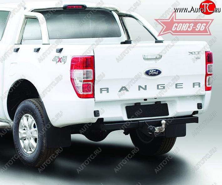 8 594 р. Фаркоп Souz-96 Ford Ranger RapCab дорестайлинг (2011-2016)  с доставкой в г. Майкоп