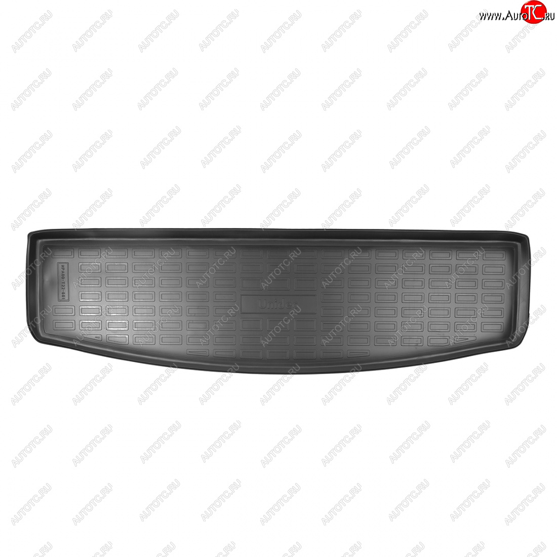 1 249 р. Коврик багажника Unidec (разложенный 3 ряд) Ford S-Max CJ (2014-2019) (Чёрный)  с доставкой в г. Майкоп