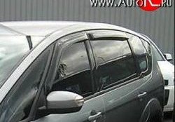 Комплект дефлекторов окон (ветровиков) 4 шт. Russtal Ford S-Max 1 дорестайлинг (2006-2010)