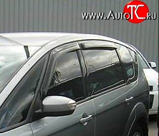 999 р. Комплект дефлекторов окон (ветровиков) 4 шт. Russtal Ford S-Max 1 дорестайлинг (2006-2010)  с доставкой в г. Майкоп