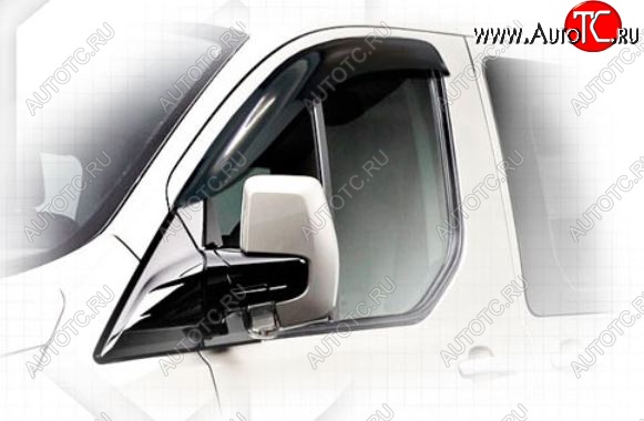 1 839 р. Дефлектора окон CA-Plastiс Ford Tourneo Custom дорестайлинг (2012-2018) (Classic полупрозрачный)  с доставкой в г. Майкоп