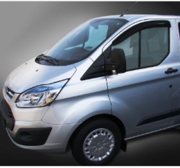 1 899 р. Дефлектора окон SIM 2 door Ford Transit Custom дорестайлинг (2012-2018)  с доставкой в г. Майкоп. Увеличить фотографию 2
