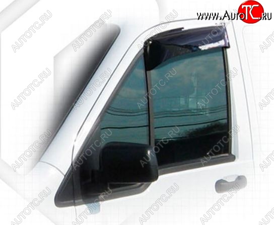 2 499 р. Дефлектора окон CA-Plastic Ford Tourneo Connect (2009-2013) (Classic полупрозрачный, Без хром.молдинга)  с доставкой в г. Майкоп