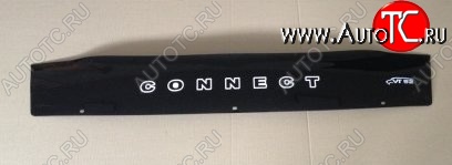 999 р. Дефлектор капота Russtal (короткая) Ford Tourneo Connect дорестайлинг (2002-2007)  с доставкой в г. Майкоп