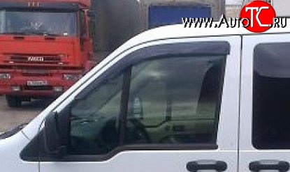 999 р. Комплект дефлекторов окон (ветровиков) 4 шт. Russtal Ford Tourneo Connect дорестайлинг (2002-2007)  с доставкой в г. Майкоп