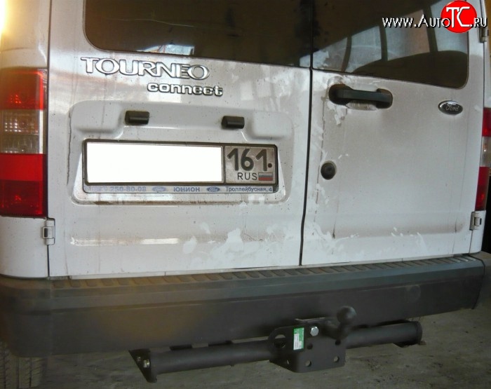 8 999 р. Фаркоп Лидер Плюс (до 1200 кг) Ford Tourneo Connect дорестайлинг (2002-2007) (Без электропакета)  с доставкой в г. Майкоп