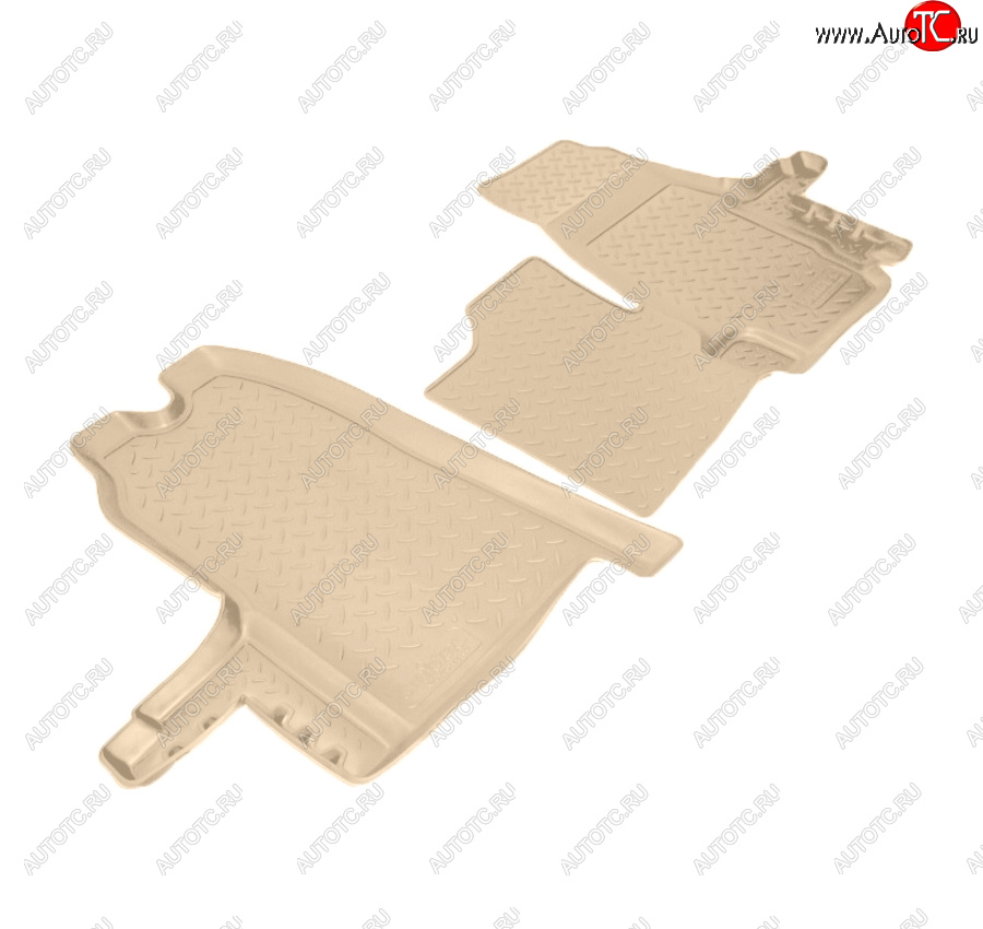 2 449 р. Коврики салона Norplast Unidec  Ford Transit (2006-2014) цельнометаллический фургон (Цвет: бежевый)  с доставкой в г. Майкоп