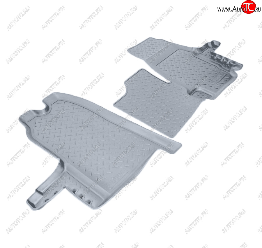 2 449 р. Коврики салона Norplast Unidec  Ford Transit (2006-2014) цельнометаллический фургон (Цвет: серый)  с доставкой в г. Майкоп