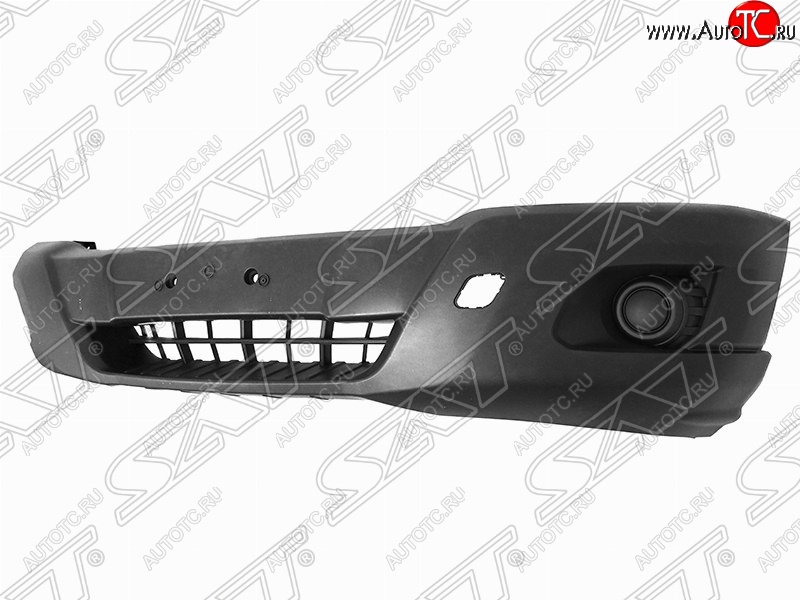 4 999 р. Передний бампер SAT (Тайвань) Ford Transit цельнометаллический фургон (2014-2022) (Неокрашенный)  с доставкой в г. Майкоп