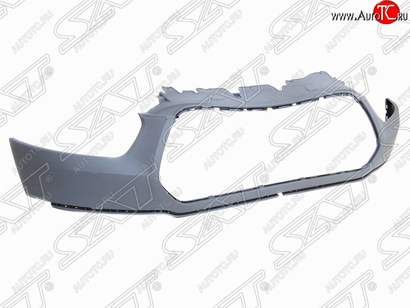 4 199 р. Передний бампер SAT Ford Transit цельнометаллический фургон (2014-2022) (Неокрашенный)  с доставкой в г. Майкоп