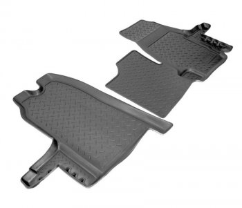 Комплект салонных ковриков Norplast Unidec Ford Transit (2006-2014) цельнометаллический фургон (Цвет: черный)