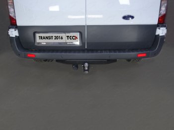 Фаркоп (тягово-сцепное устройство) TCC Ford Transit (2014-2022) цельнометаллический фургон (Оцинкованный, шар E)