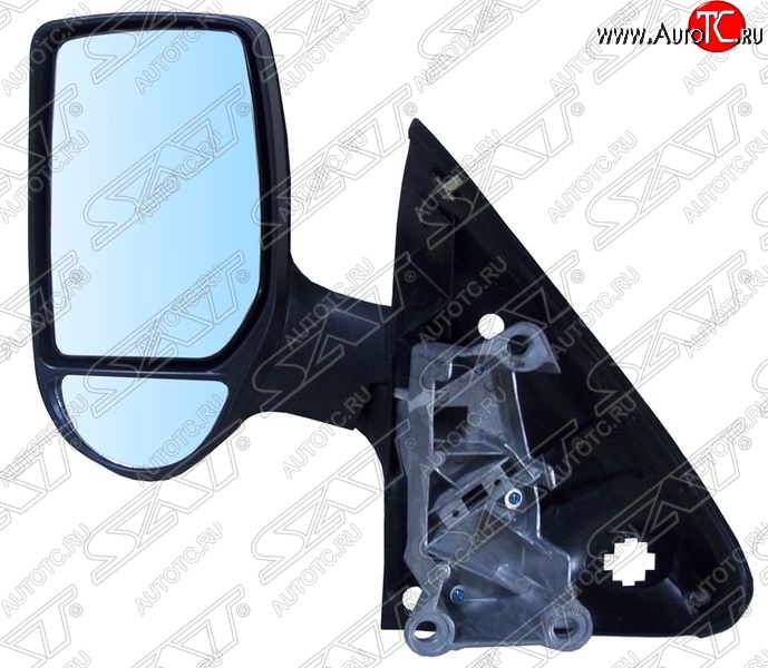 2 659 р. Боковое левое зеркало заднего вида SAT (механическое) Ford Transit цельнометаллический фургон (2006-2014) (Неокрашенное)  с доставкой в г. Майкоп