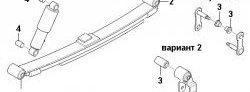 1 079 р. Полиуретановый сайлентблок рессор задней подвески Точка Опоры Ford Transit цельнометаллический фургон дорестайлинг (1986-1991)  с доставкой в г. Майкоп. Увеличить фотографию 2