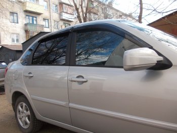 369 р. Накладки на ручки дверей Style Лада Гранта Спорт 2191 лифтбэк рестайлинг (2023-2025) (Неокрашенные)  с доставкой в г. Майкоп. Увеличить фотографию 4