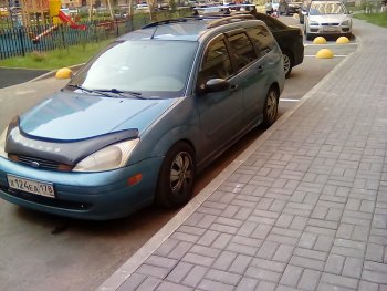2 819 р. Пластиковые пороги Sport V2 Ford Focus 1 универсал дорестайлинг (1998-2002)  с доставкой в г. Майкоп. Увеличить фотографию 3