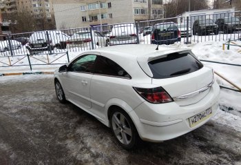 4 049 р. Спойлер на дверь багажника Global Tuning Opel Astra H GTC хэтчбек 3 дв. дорестайлинг (2004-2006) (Неокрашенный)  с доставкой в г. Майкоп. Увеличить фотографию 11