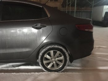4 099 р. Комплект задних пружин с (+20 мм, усиленные) Техно Рессор (Технорессор) KIA Rio 3 QB рестайлинг седан (2015-2017)  с доставкой в г. Майкоп. Увеличить фотографию 4