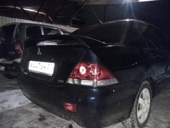4 099 р. Средний спойлер 2.0 стандарт Mitsubishi Lancer 9 CS седан 1-ый рестайлинг (2003-2005) (Без места под стоп-сигнал, Неокрашенный)  с доставкой в г. Майкоп. Увеличить фотографию 7