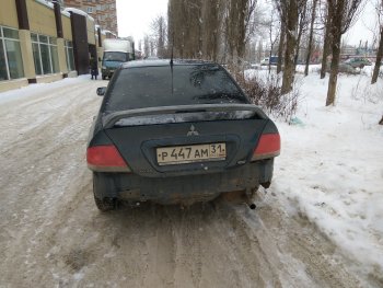 4 099 р. Средний спойлер 2.0 стандарт Mitsubishi Lancer 9 CS седан 1-ый рестайлинг (2003-2005) (Без места под стоп-сигнал, Неокрашенный)  с доставкой в г. Майкоп. Увеличить фотографию 8