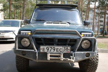 3 299 р. Дневные ходовые огни с поворотниками Тюн-Авто Classic Лада нива 4х4 2131 Урбан 3 дв. дорестайлинг (2014-2019) (Поворотник в НИЖНЕЙ секции, светится равномерно)  с доставкой в г. Майкоп. Увеличить фотографию 10