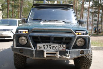3 299 р. Дневные ходовые огни с поворотниками Тюн-Авто Classic Лада нива 4х4 2131 Урбан 3 дв. дорестайлинг (2014-2019) (Поворотник в НИЖНЕЙ секции, светится равномерно)  с доставкой в г. Майкоп. Увеличить фотографию 11