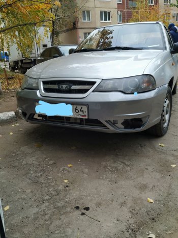 2 569 р. Передний бампер SAT Daewoo Nexia рестайлинг (2008-2015) (Неокрашенный)  с доставкой в г. Майкоп. Увеличить фотографию 3