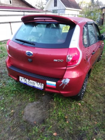 3 399 р. Спойлер Sport Datsun mi-DO хэтчбэк (2014-2021) (Неокрашенный)  с доставкой в г. Майкоп. Увеличить фотографию 2