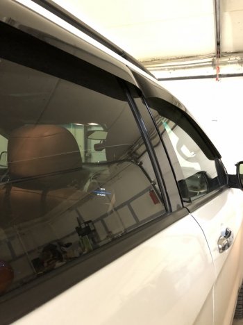 2 379 р. Дефлектора окон CA-Plastiс Ford Explorer U502 дорестайлинг (2010-2016) (Classic полупрозрачный)  с доставкой в г. Майкоп. Увеличить фотографию 3