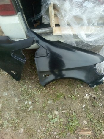 9 989 р. Переднее левое крыло (стеклопластик) Fiberplast  Mercedes-Benz Vito  W638 (1996-2003)  с доставкой в г. Майкоп. Увеличить фотографию 8