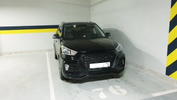 22 499 р. Передний бампер Xmug Hyundai Creta GS дорестайлинг (2015-2019) (Неокрашенный)  с доставкой в г. Майкоп. Увеличить фотографию 9
