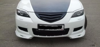2 599 р. Клыки на передний бампер Style Mazda 3/Axela BK дорестайлинг седан (2003-2006) (Неокрашенные)  с доставкой в г. Майкоп. Увеличить фотографию 9