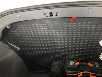 1 999 р. Коврик в багажник Element (полиуретан) (седан) Volvo S40 MS седан дорестайлинг (2004-2007) (Черный)  с доставкой в г. Майкоп. Увеличить фотографию 8