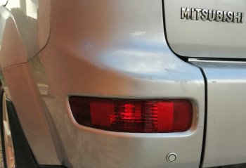 969 р. Левый фонарь в задний бампер SAT Mitsubishi Outlander XL (CW)  рестайлинг (2010-2013)  с доставкой в г. Майкоп. Увеличить фотографию 2