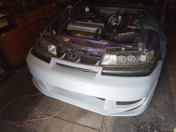 5 499 р. Передний бампер Racing Opel Calibra A (1990-1997)  с доставкой в г. Майкоп. Увеличить фотографию 4