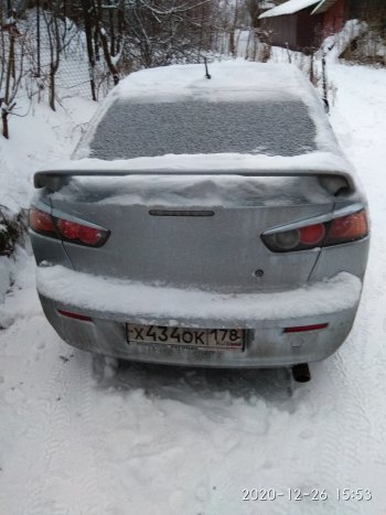 599 р. Реснички на фонари RA  Mitsubishi Lancer  10 CY (2007-2017) седан дорестайлинг, хэтчбэк дорестайлинг, седан рестайлинг (Неокрашенные)  с доставкой в г. Майкоп. Увеличить фотографию 4