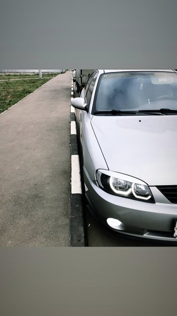 449 р. Реснички на фары Nika-Спорт KIA Spectra (2000-2009) (Неокрашенные)  с доставкой в г. Майкоп. Увеличить фотографию 8