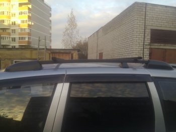 4 389 р. Рейлинги и поперечины Metall-Design  Chevrolet Niva  2123 (2002-2008), Лада 2123 (Нива Шевроле) (2002-2008) (Цвет: Черный)  с доставкой в г. Майкоп. Увеличить фотографию 15