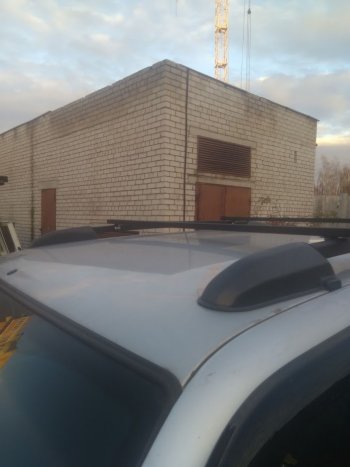 4 389 р. Рейлинги и поперечины Metall-Design  Chevrolet Niva  2123 (2002-2008), Лада 2123 (Нива Шевроле) (2002-2008) (Цвет: Черный)  с доставкой в г. Майкоп. Увеличить фотографию 14