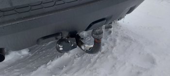 4 999 р. Фаркоп Металл Дизайн Nissan Terrano D10 дорестайлинг (2013-2016) (Без розетки и жгута)  с доставкой в г. Майкоп. Увеличить фотографию 4