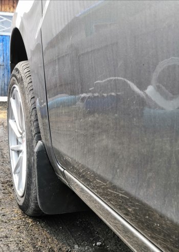 1 339 р. Брызговики Duster-Guard ПЕРЕДНИЕ широкие (2 шт) LADA Vesta 2015- Лада Веста 2180 седан дорестайлинг (2015-2023)  с доставкой в г. Майкоп. Увеличить фотографию 4