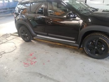 4 649 р. Молдинги дверей Артформ Renault Duster HS рестайлинг (2015-2021)  с доставкой в г. Майкоп. Увеличить фотографию 4