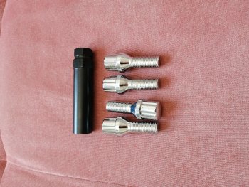 129 р. Колёсный болт длиной 28 мм Вектор M12 1.5 28 секретка (по 1 шт) (пос. место: конус)    с доставкой в г. Майкоп. Увеличить фотографию 2